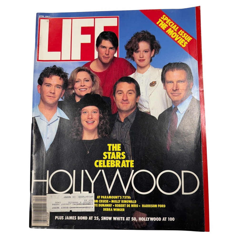 Vintage LIFE Magazine April 1987 Special Issue The Movies Tom Cruise Hollywood